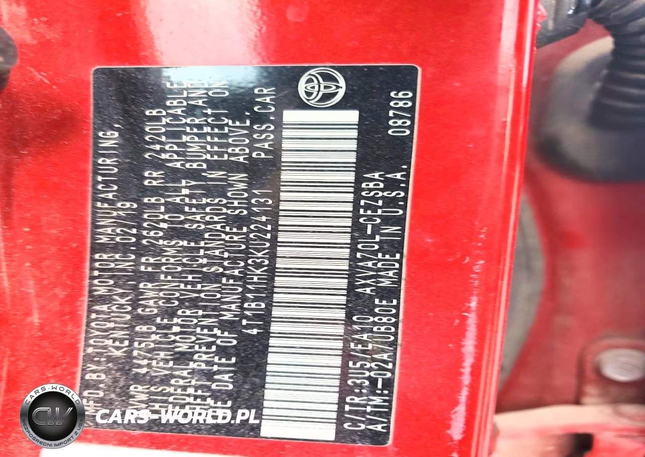 2019 Toyota Camry Se VIN:4T1B11HK3KU224131 - 12
