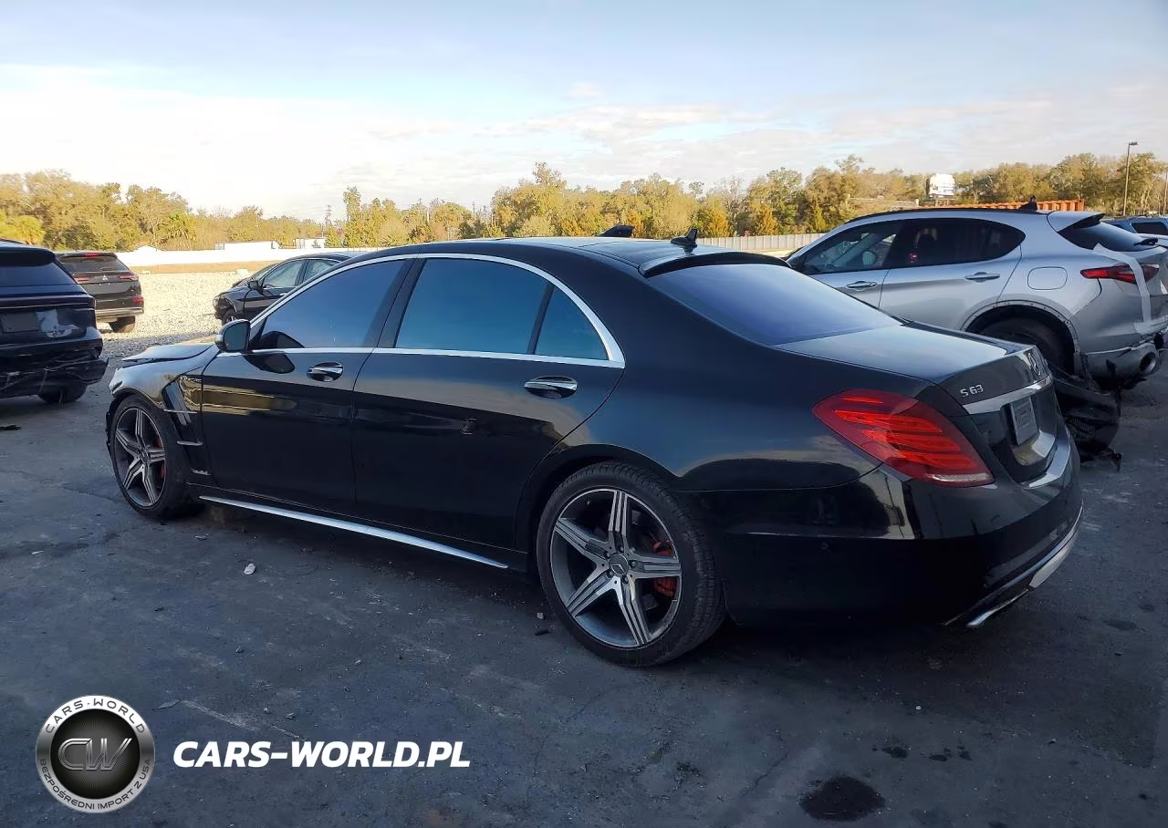 2015 Mercedes-Benz S 63 Amg VIN:WDDUG7JB1FA122574 - 2