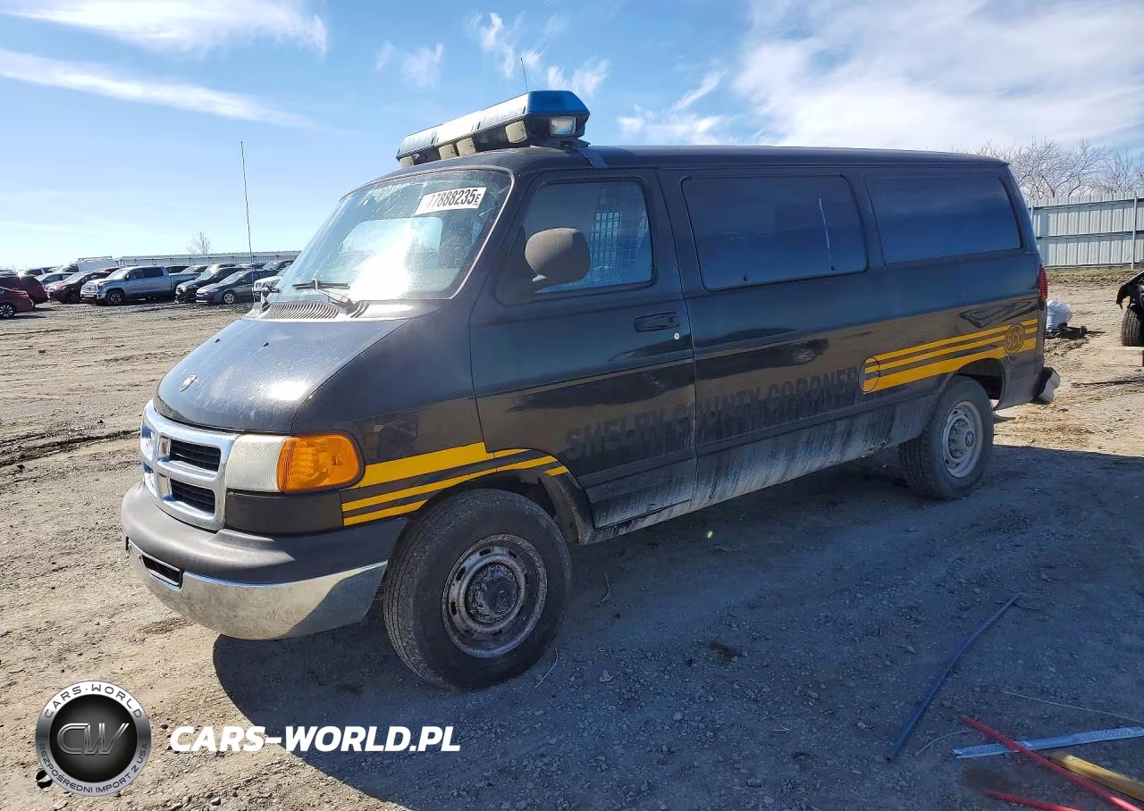 2002 Dodg Ram Wagon Delivery Van