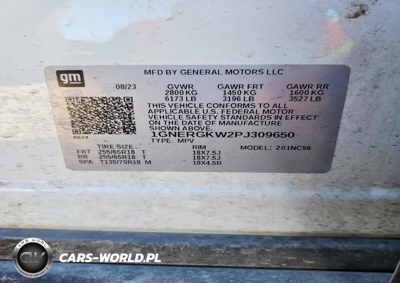 2023 Chevrolet Traverse Lt VIN:1GNERGKW2PJ309650 - 13