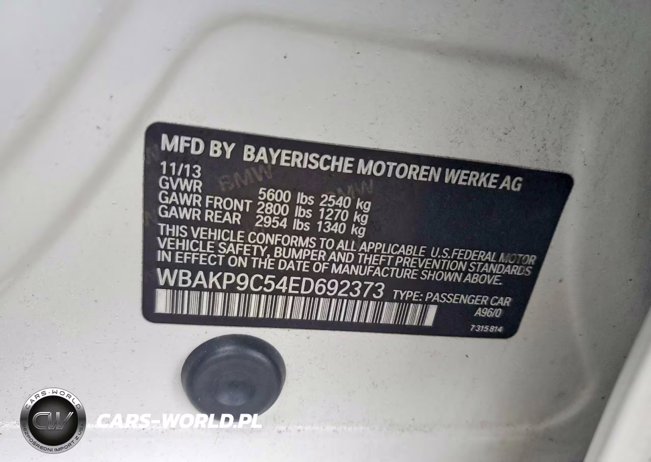 2014 BMW 550 Xi VIN:WBAKP9C54ED692373 - 12