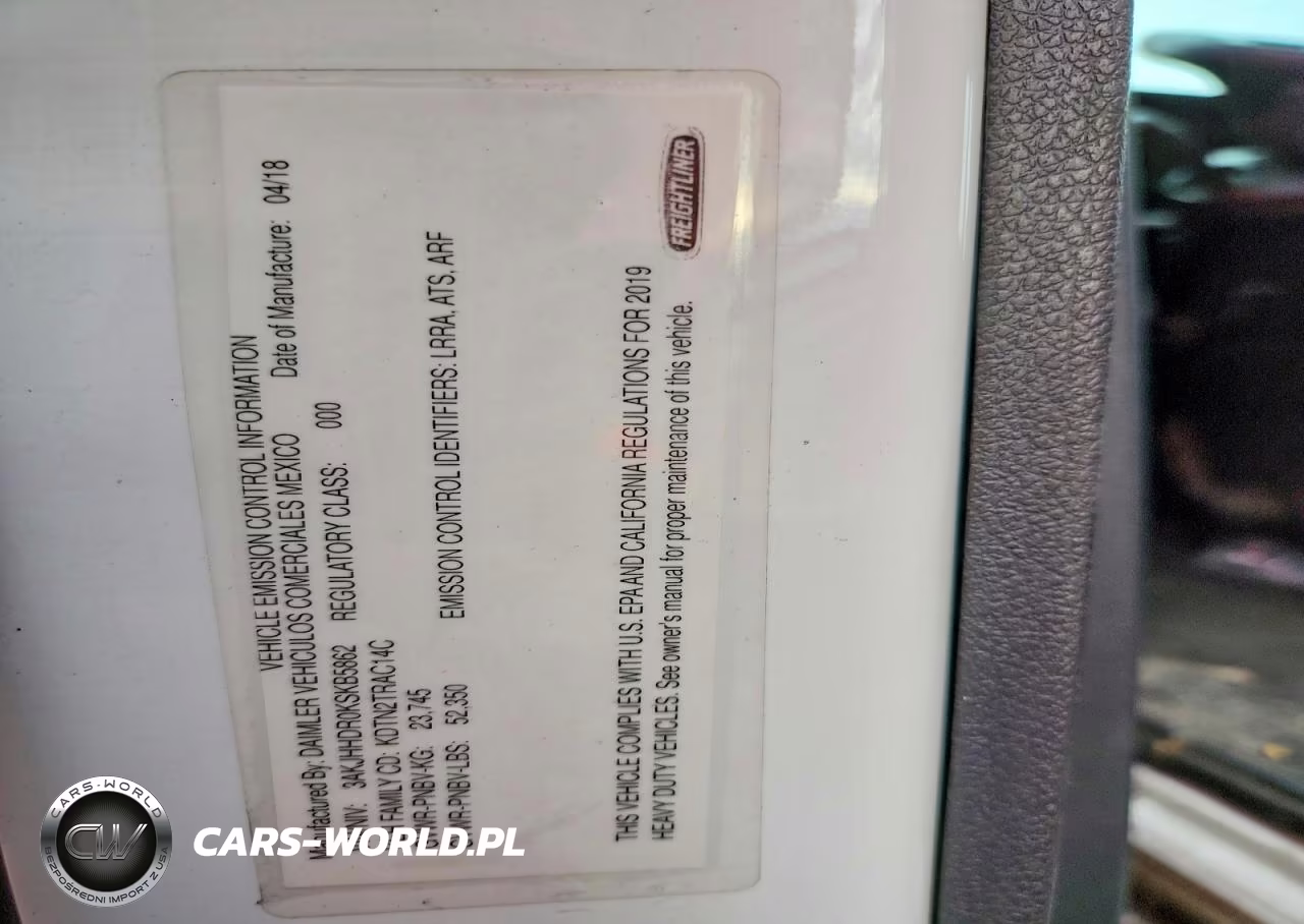 2019 Freightliner Cascadia 126 Semi Truck VIN:3AKJHHDR0KSKB5862 - 10
