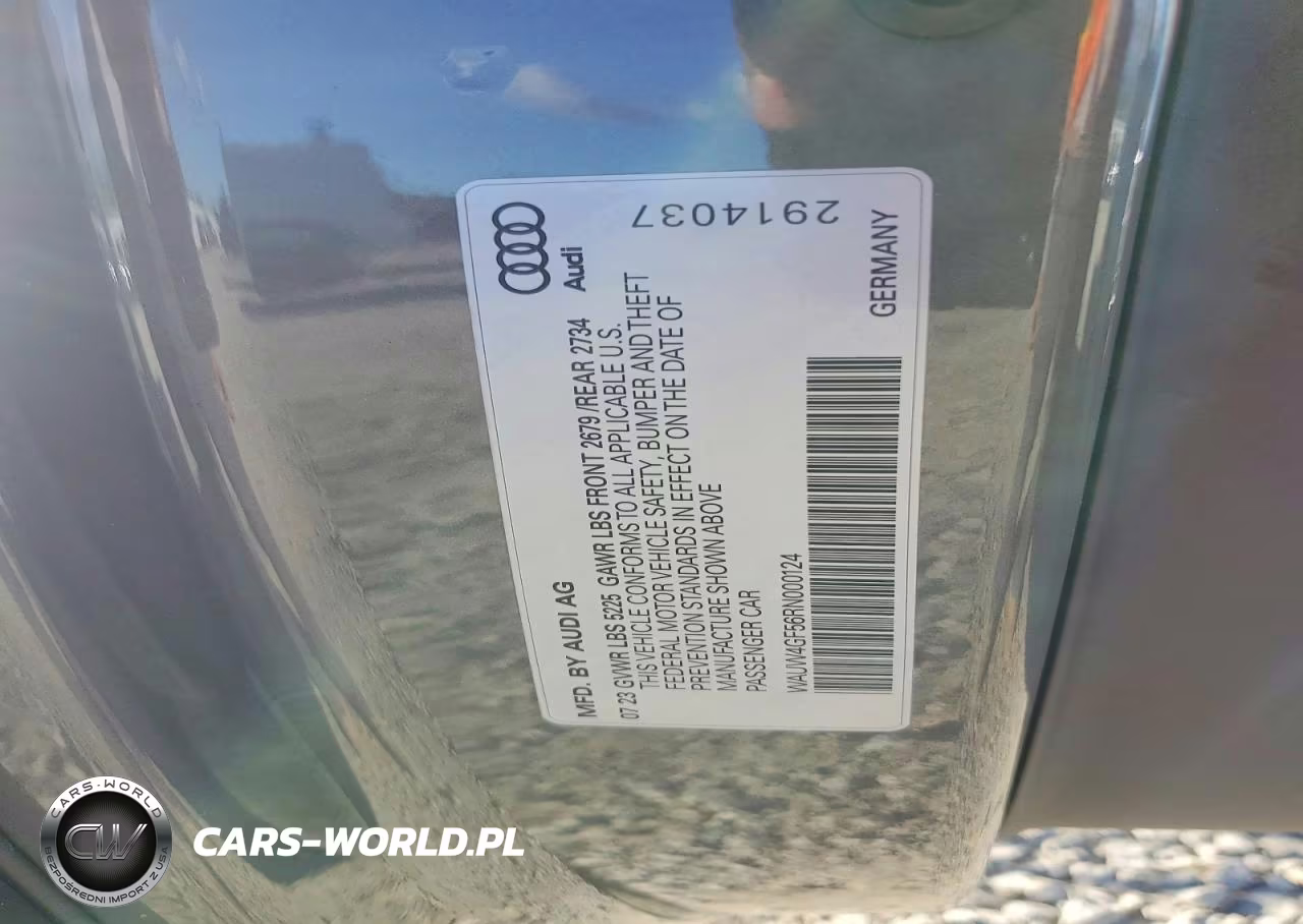 2024 Audi S5 Premium Plus VIN:WAUW4GF56RN000124 - 12