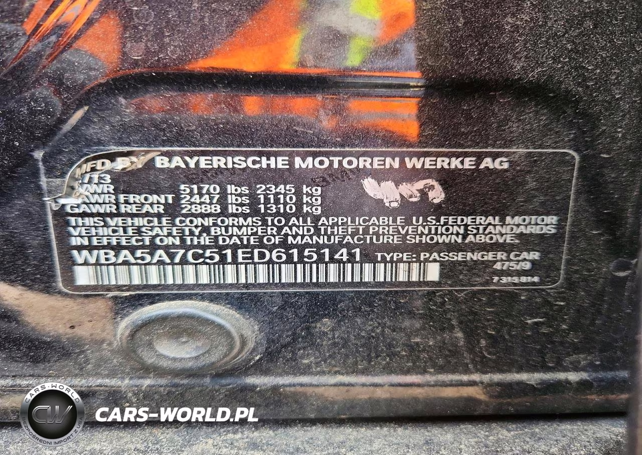2014 BMW 528 Xi VIN:WBA5A7C51ED615141 - 12