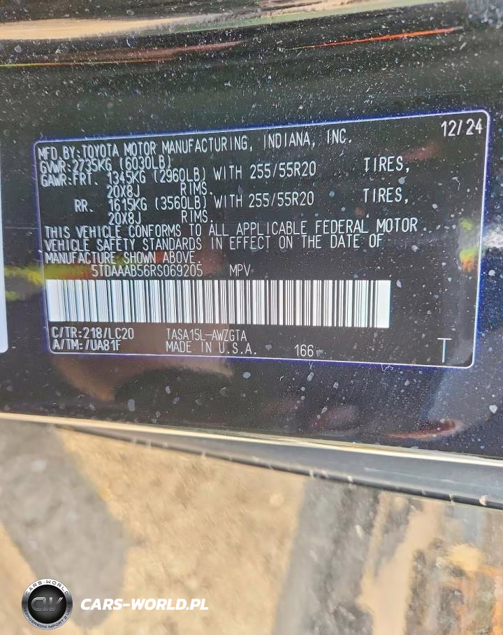 2024 Toyota Grand Highlander Limited VIN:5TDAAAB56RS069205 - 14