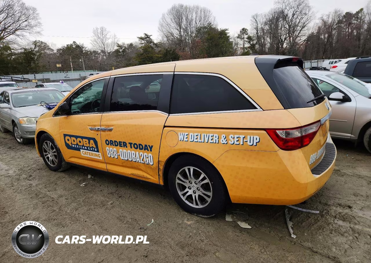 2012 Honda Odyssey Exl VIN:5FNRL5H68CB007692 - 2
