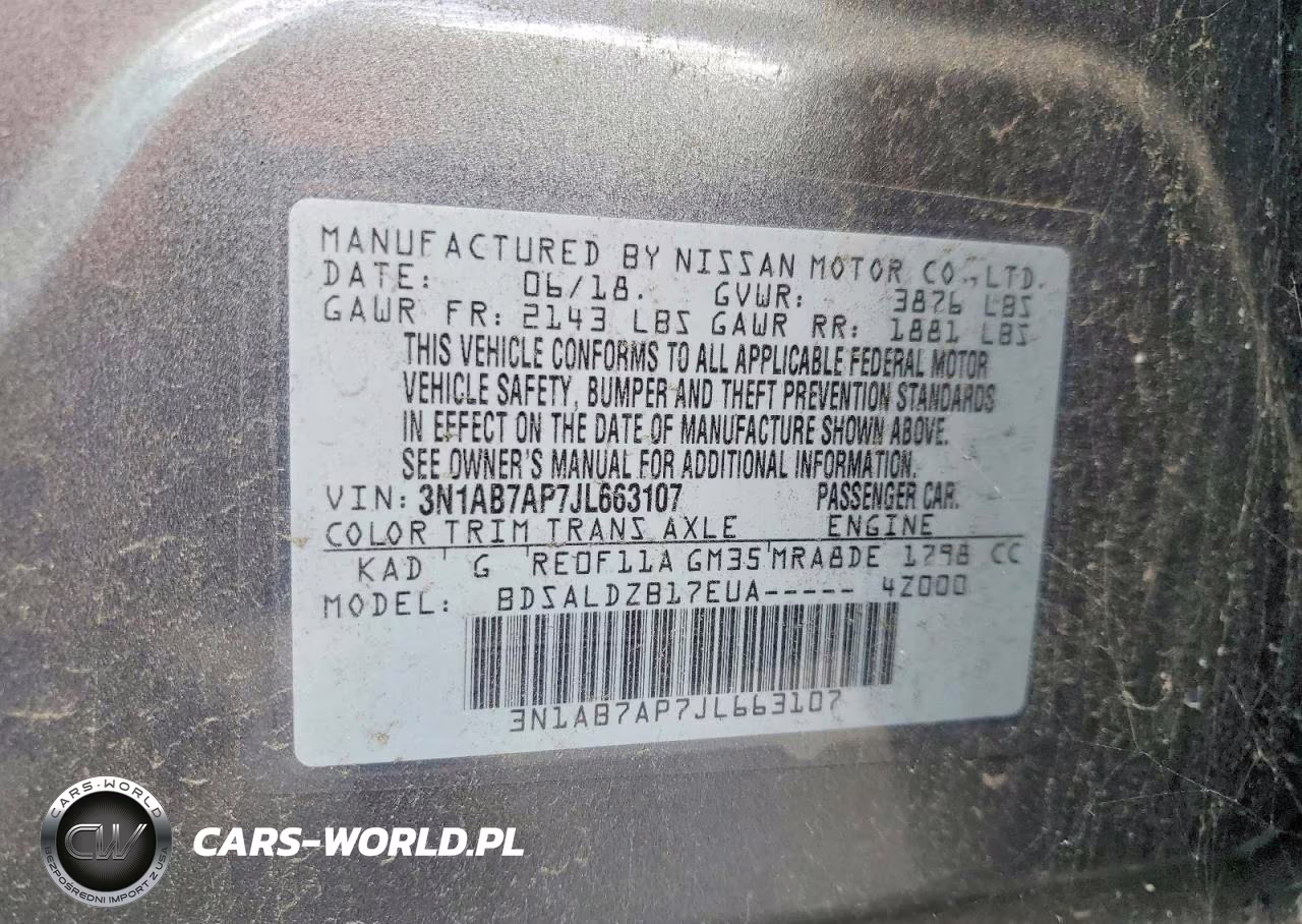 2018 Nissan Sentra S VIN:3N1AB7AP7JL663107 - 13