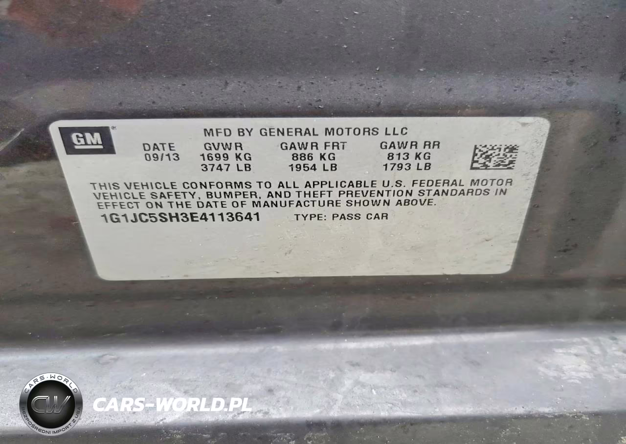2014 Chevrolet Sonic Lt VIN:1G1JC5SH3E4113641 - 12