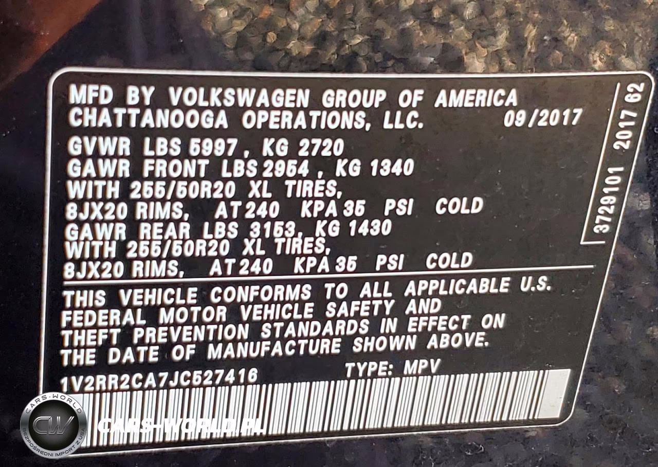 2018 Volkswagen Atlas Sel VIN:1V2RR2CA7JC527416 - 14