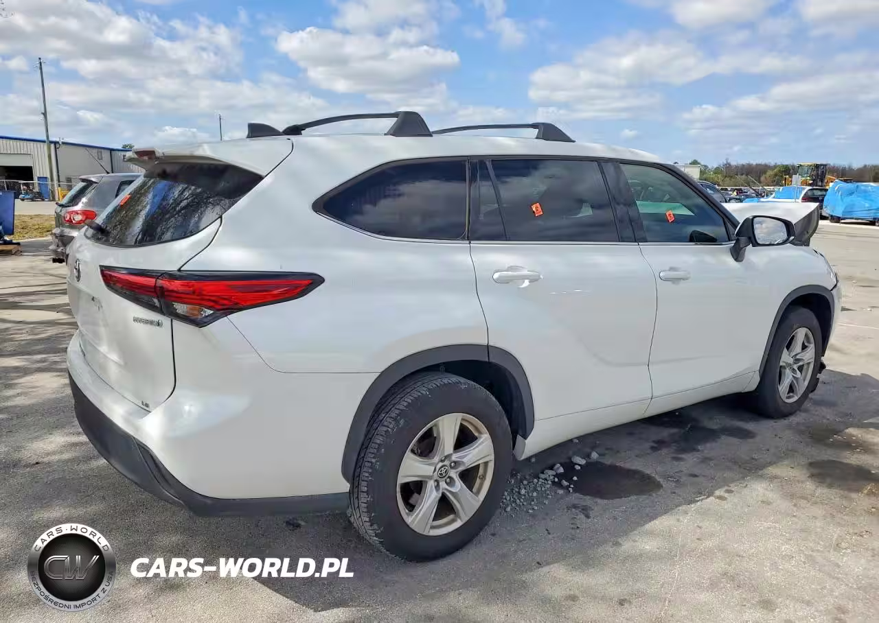 2022 Toyota Highlander Hybrid Le VIN:5TDZARAH2NS510562 - 3