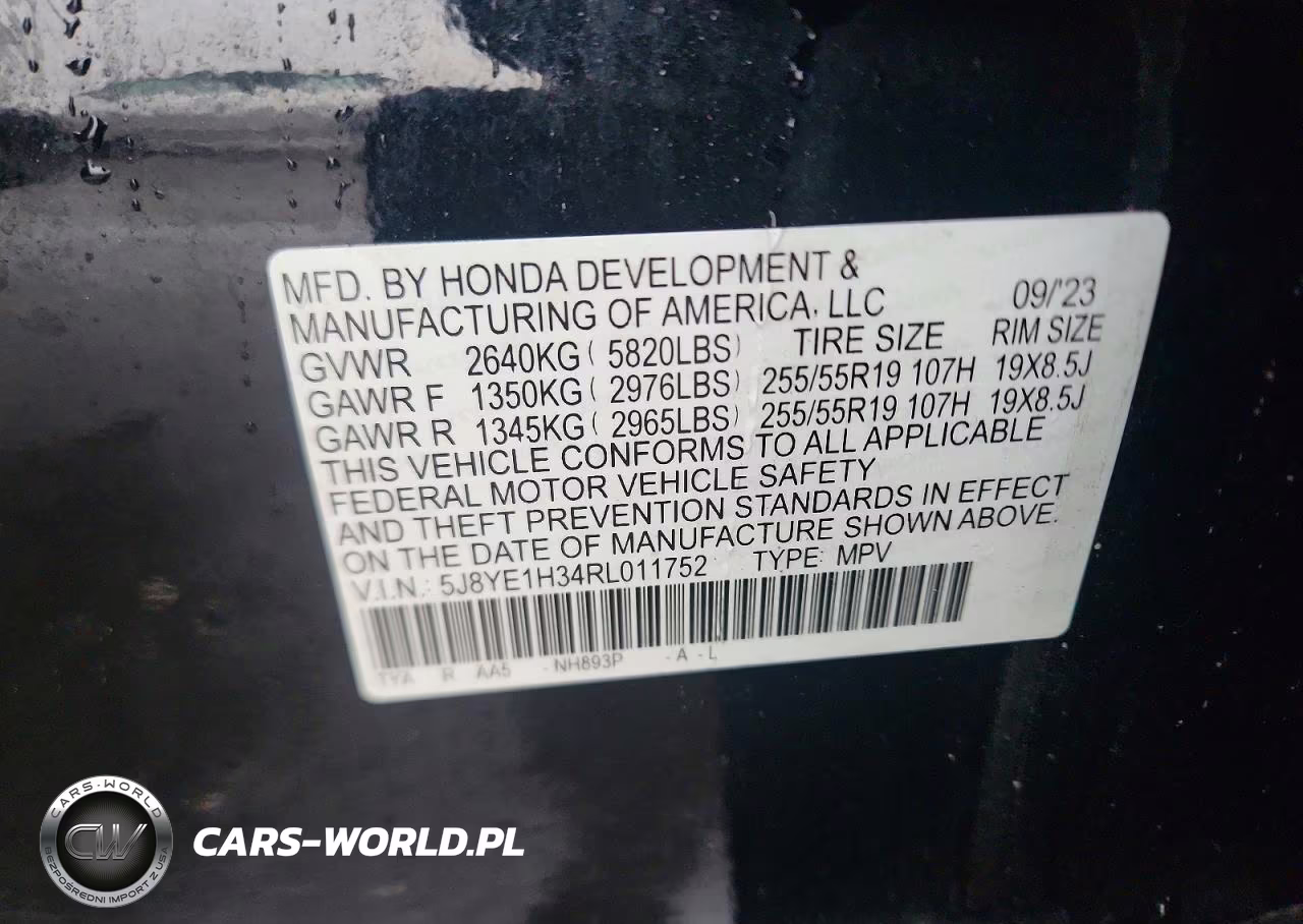 2024 Acura Mdx VIN:5J8YE1H34RL011752 - 13