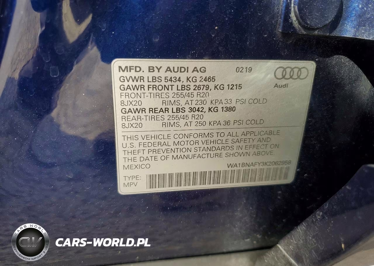 2019 Audi Q5 Premium Plus VIN:WA1BNAFY3K2062958 - 13