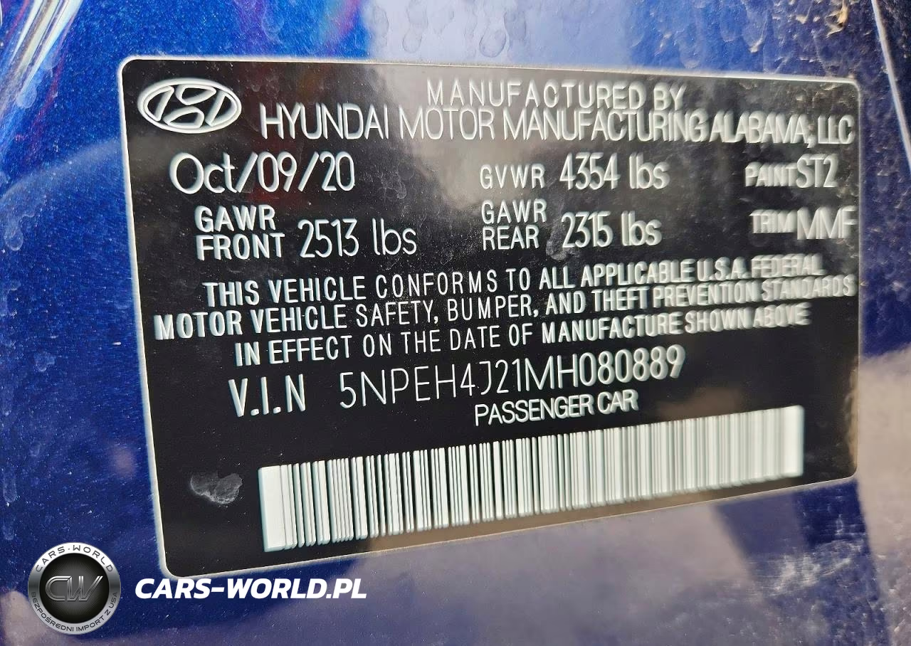 2021 Hyundai Sonata Limited VIN:5NPEH4J21MH080889 - 12