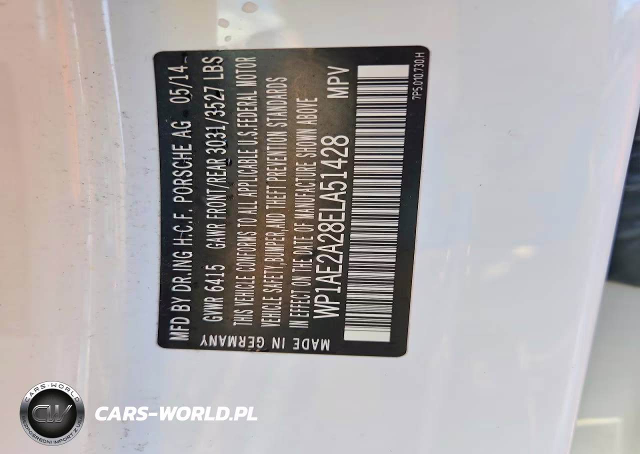 2014 Porsche Cayenne S Hybrid VIN:WP1AE2A28ELA51428 - 12