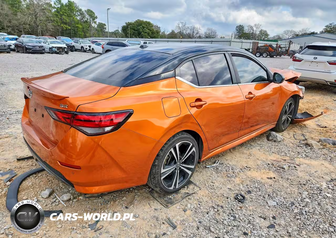 2021 Nissan Sentra Sr VIN:3N1AB8DV2MY319160 - 3