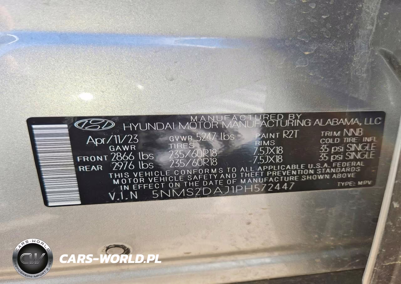 2023 Hyundai Santa Fe Sel VIN:5NMS2DAJ1PH572447 - 13