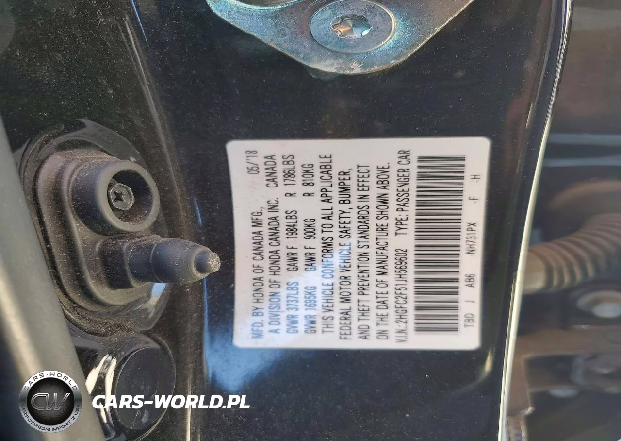 2018 Honda Civic Lx VIN:2HGFC2F51JH569602 - 12
