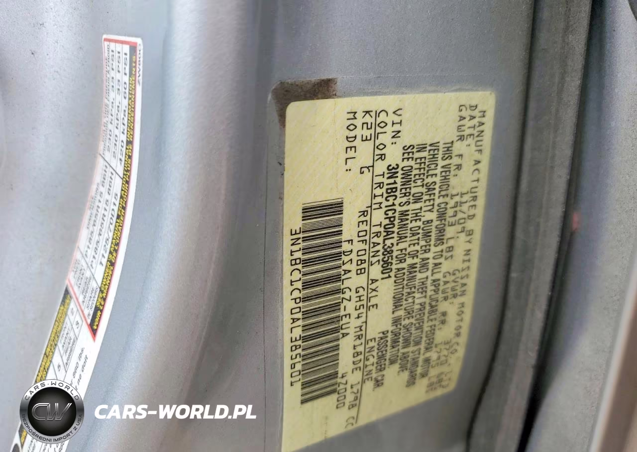 2010 Nissan Versa S VIN:3N1BC1CP0AL385601 - 12