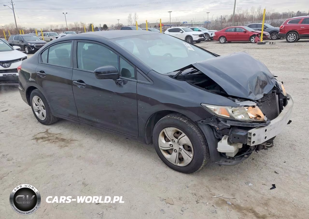 2014 Honda Civic Lx VIN:19XFB2F58EE035872 - 4
