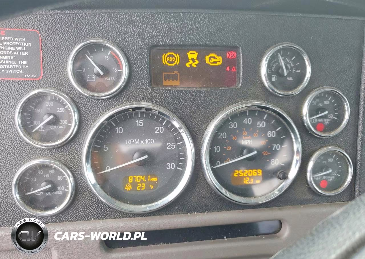 2016 Peterbilt 389 Semi Truck VIN:1XPXD40X7GD322076 - 8