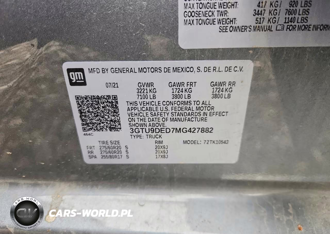 2021 GMC Sierra K1500 Slt VIN:3GTU9DED7MG427882 - 12