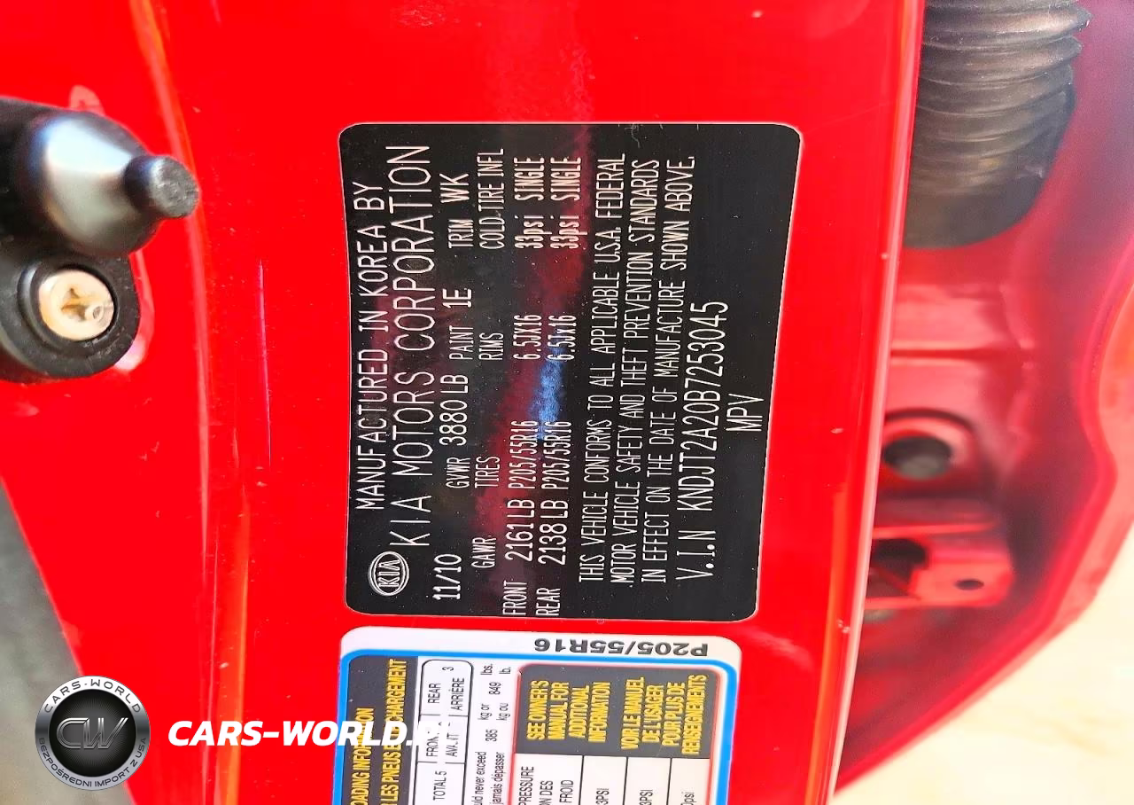 2011 Kia Soul + VIN:KNDJT2A20B7253045 - 12