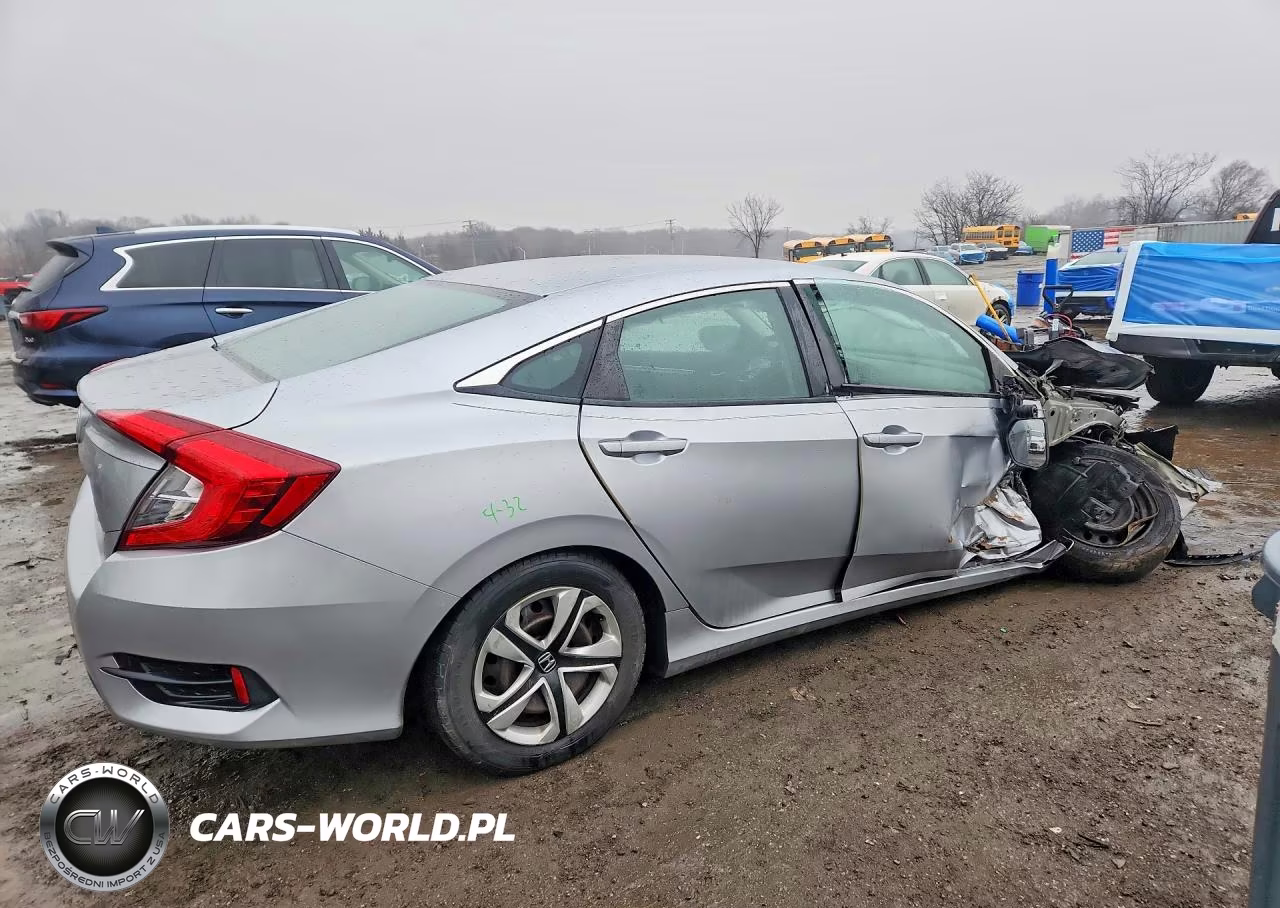 2017 Honda Civic Lx VIN:19XFC2F55HE212525 - 3