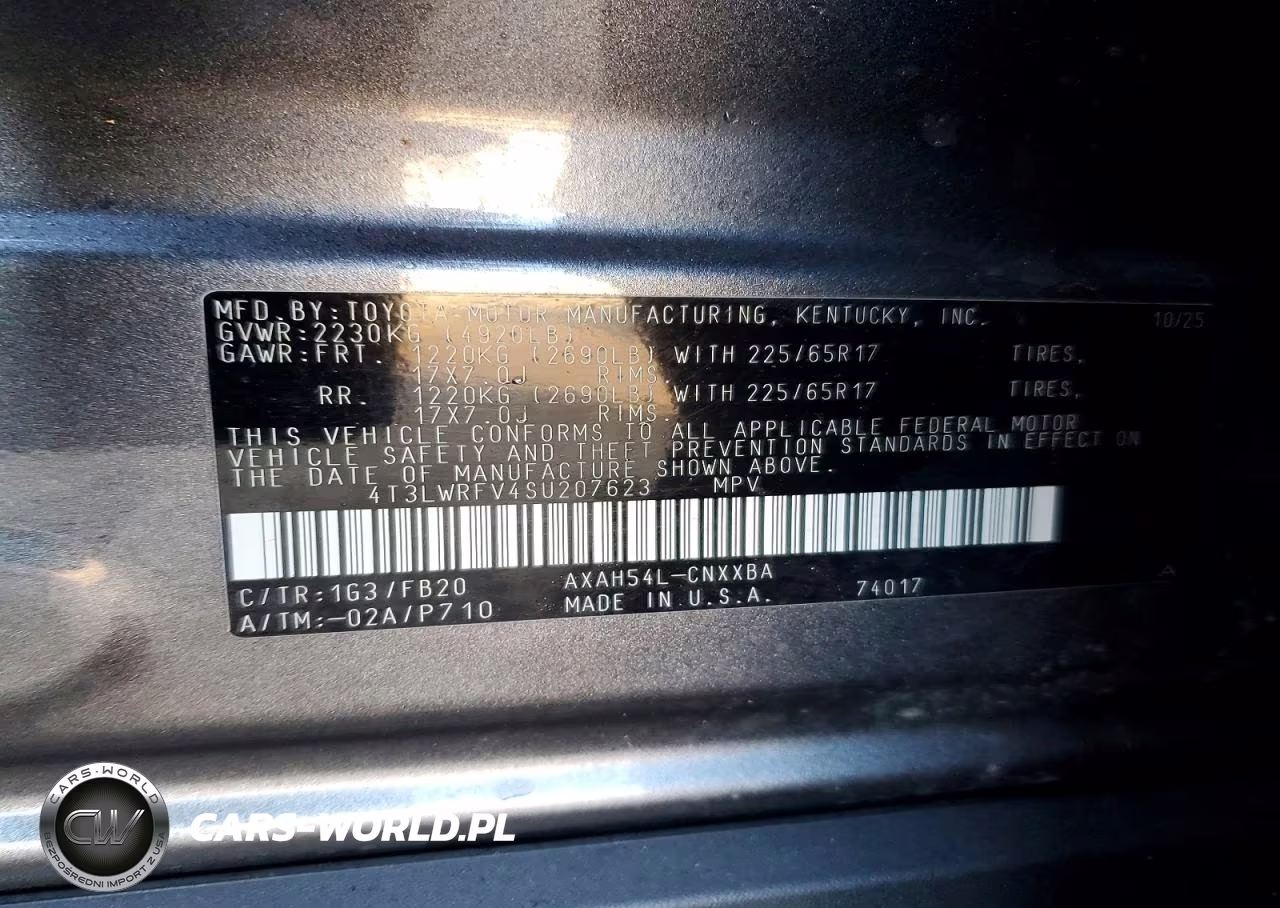 2025 Toyota Rav4 Le VIN:4T3LWRFV4SU207623 - 13