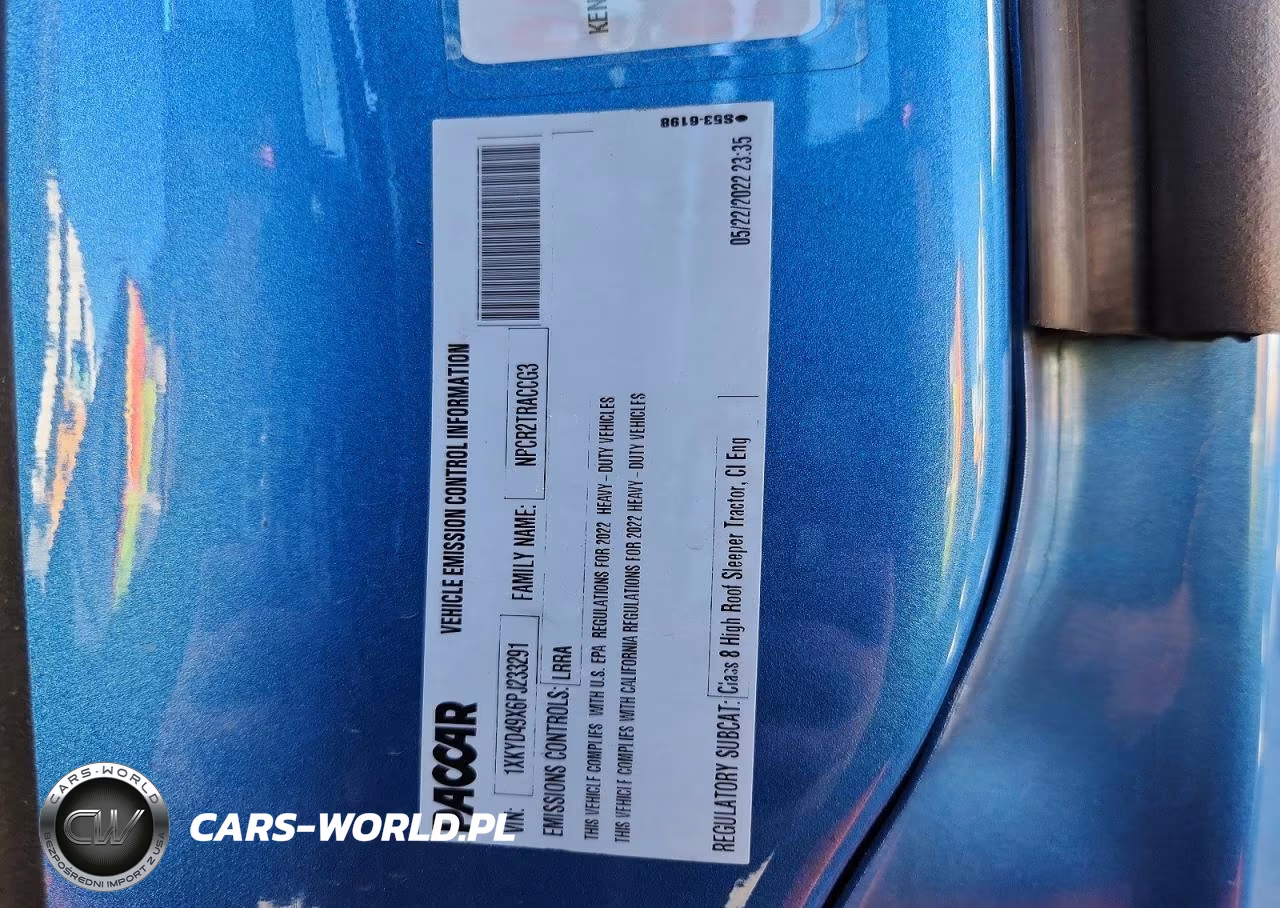 2023 Kenworth T680 Semi Truck VIN:1XKYD49X6PJ233291 - 10