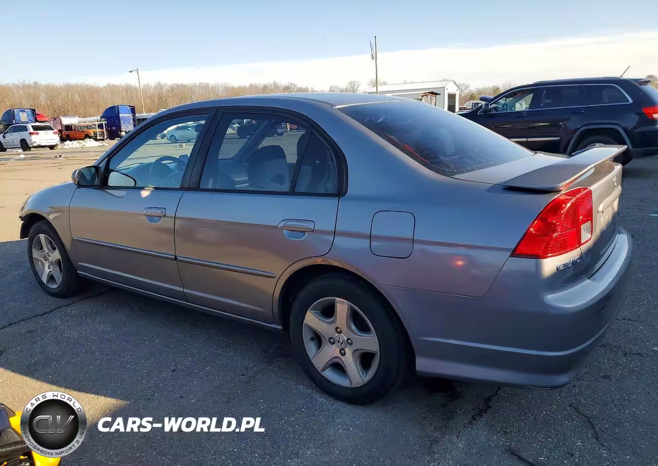 2004 Honda Civic Ex VIN:2HGES267X4H628084 - 2