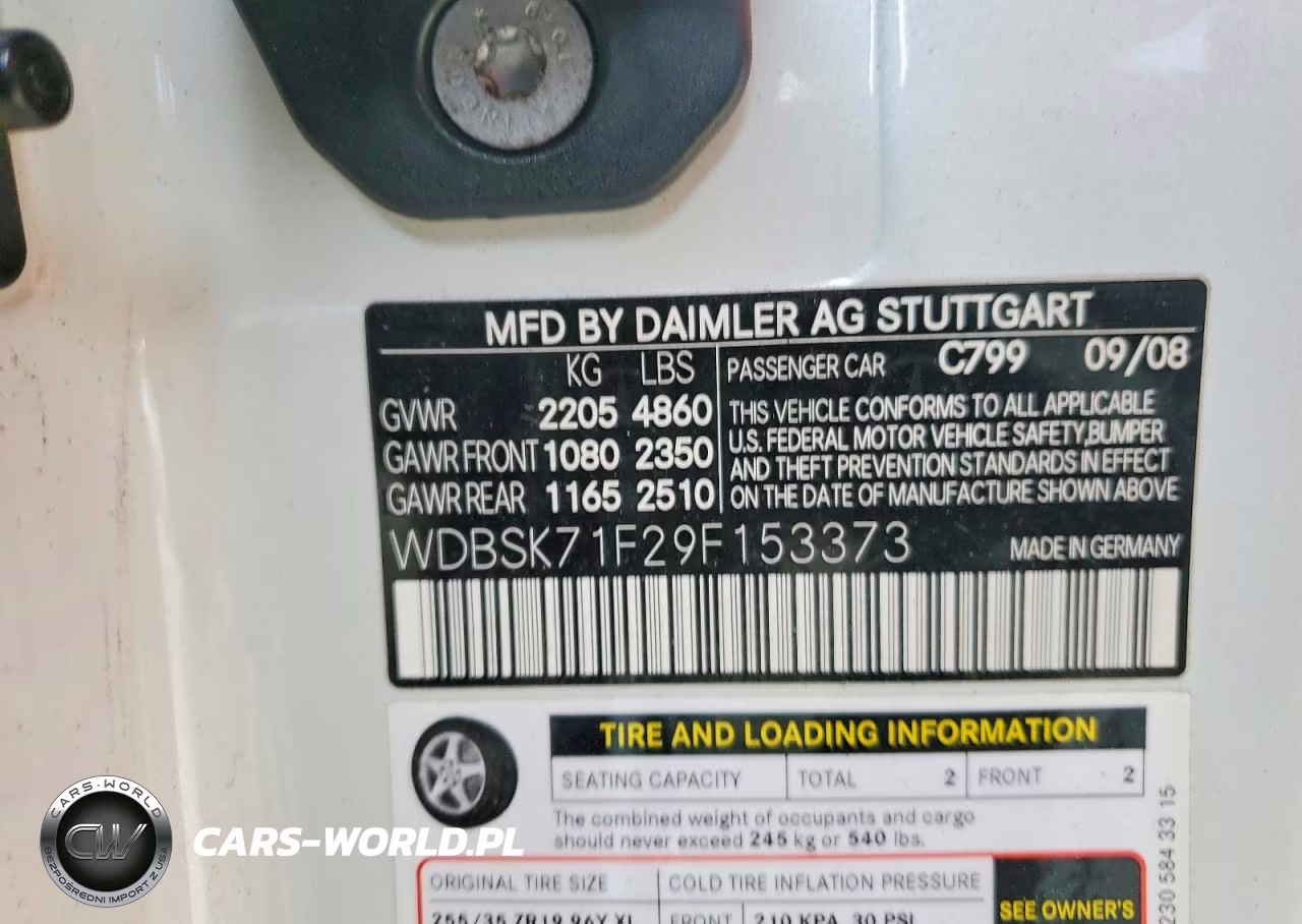 2009 Mercedes-Benz Sl 550 VIN:WDBSK71F29F153373 - 12