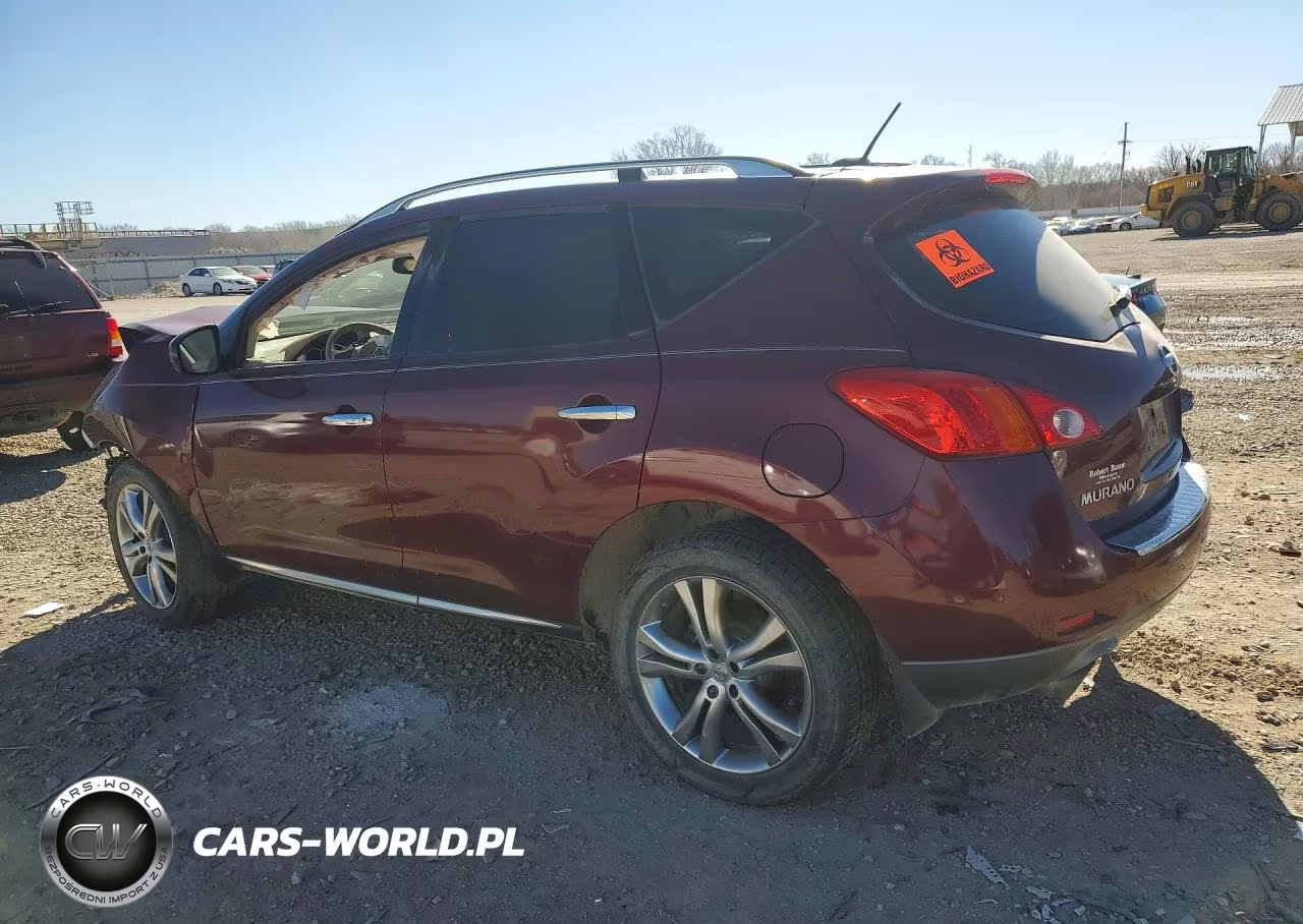 2010 Nissan Murano S VIN:JN8AZ1MW6AW133847 - 2