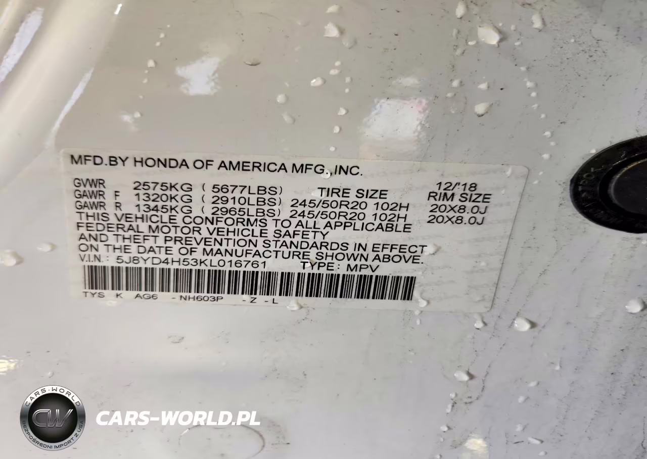 2019 Acura Mdx Technology VIN:5J8YD4H53KL016761 - 13