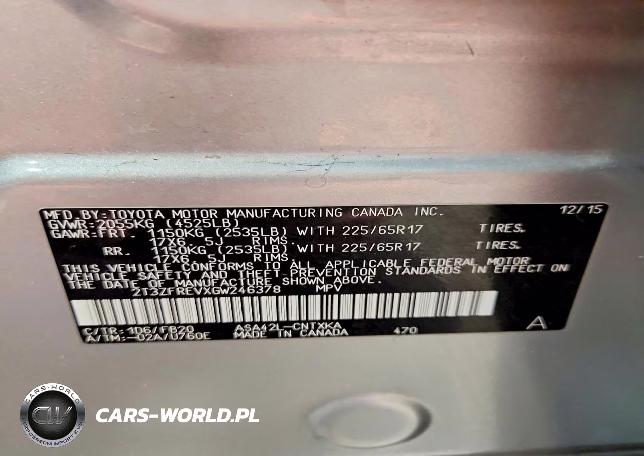 2016 Toyota Rav4 Le VIN:2T3ZFREVXGW246378 - 14