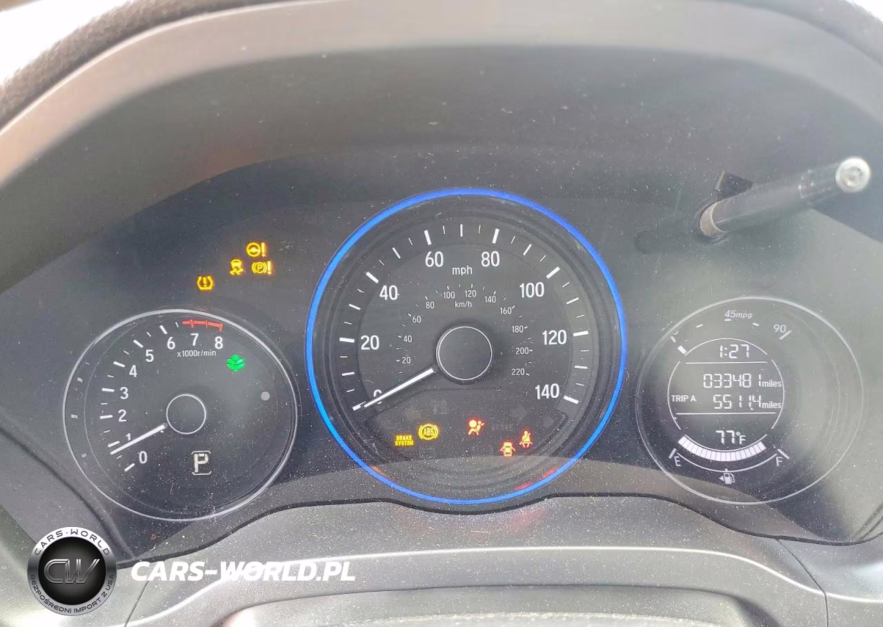 2020 Honda Hr-V Lx VIN:3CZRU5H35LM707856 - 9