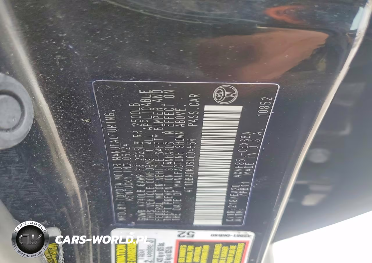 2025 Toyota Camry Xse VIN:4T1DBADK0SU004554 - 12