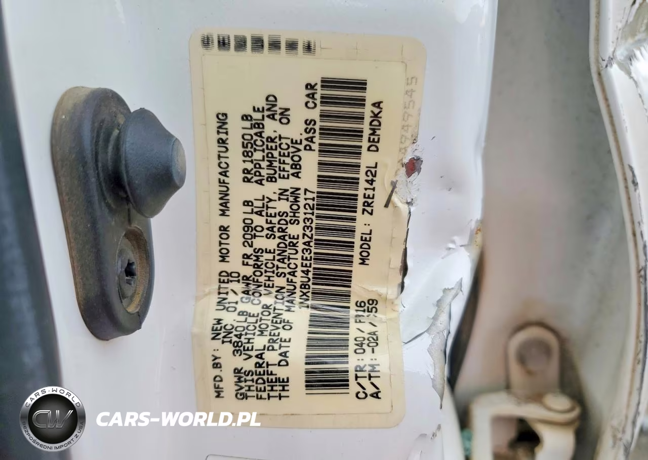 2010 Toyota Corolla Base VIN:1NXBU4EE3AZ331217 - 12