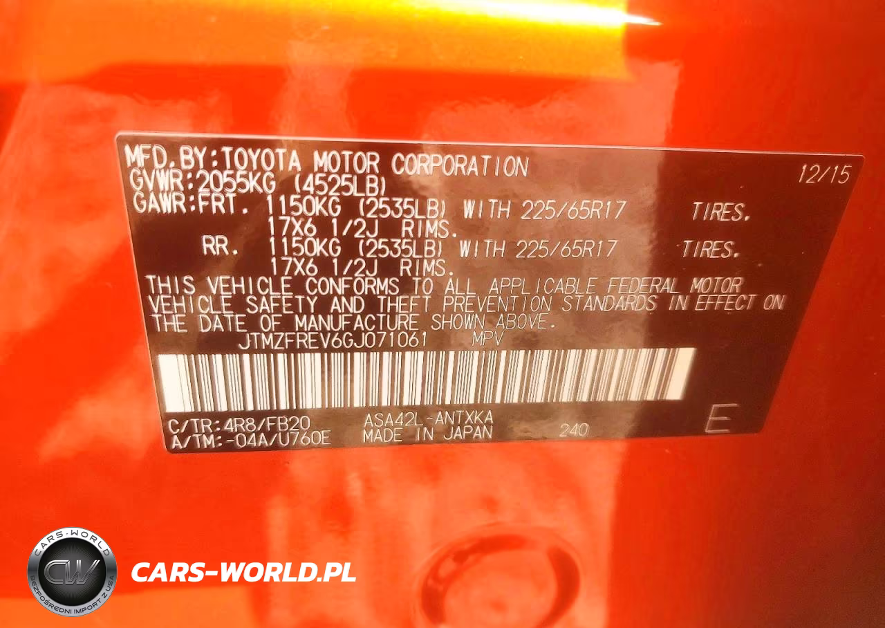 2016 Toyota Rav4 Le VIN:JTMZFREV6GJ071061 - 13
