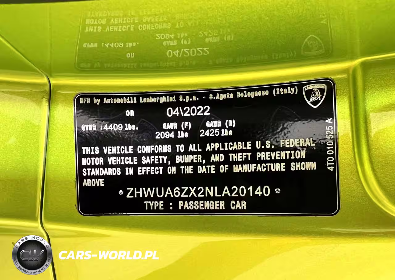 2022 Lamborghini Huracan Sto VIN:ZHWUA6ZX2NLA20140 - 13