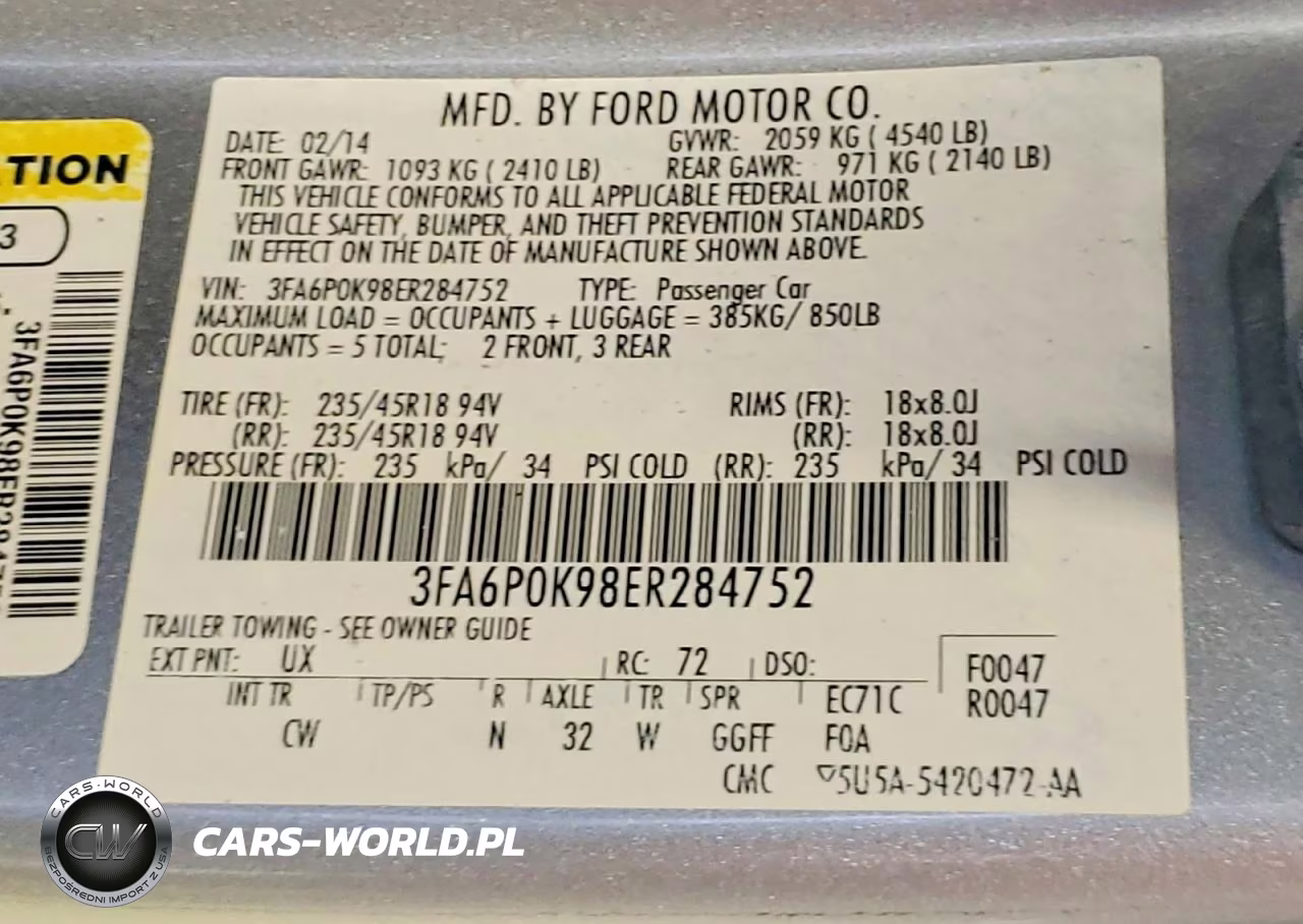 2014 Ford Fusion Titanium VIN:3FA6P0K98ER284752 - 12
