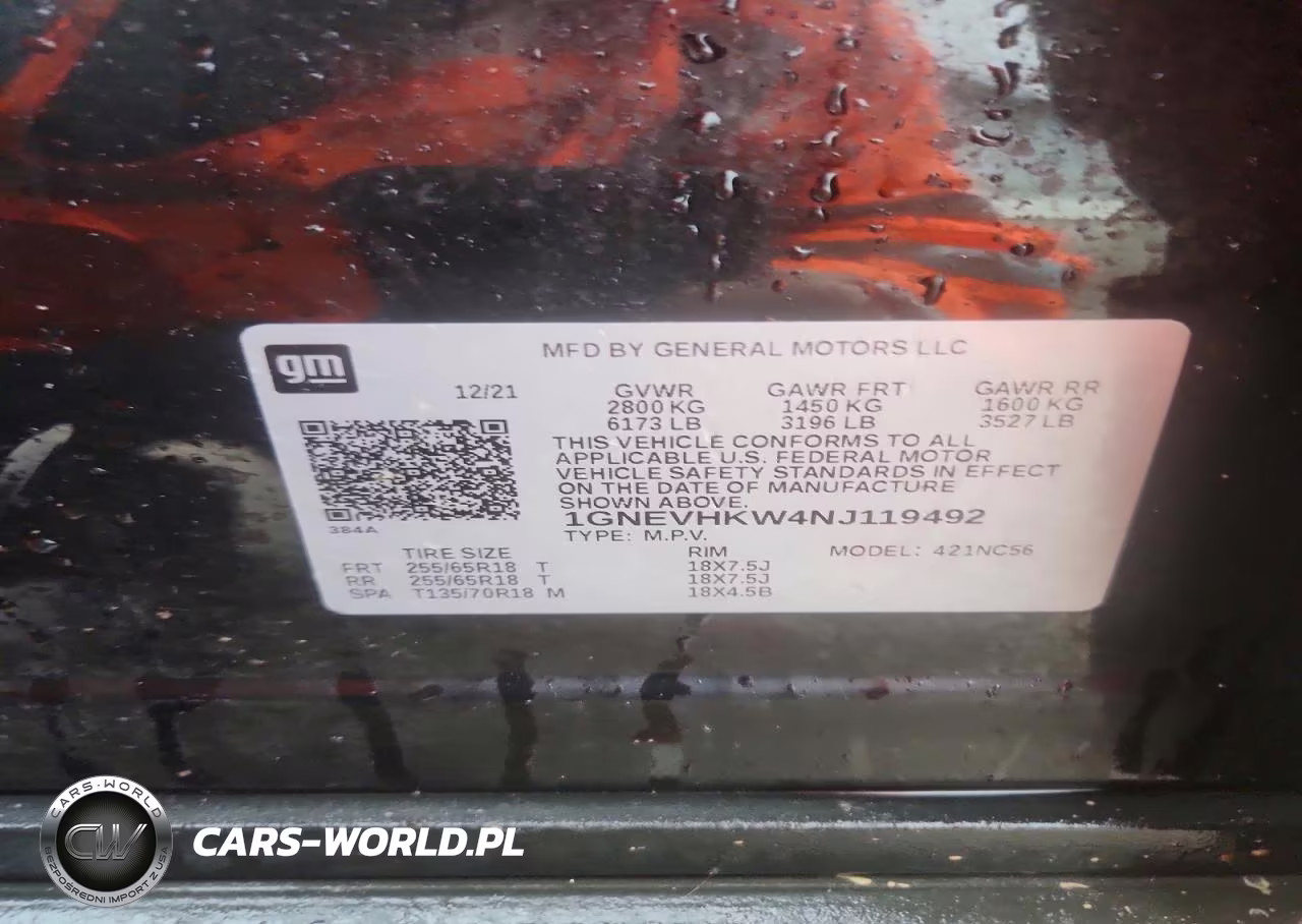 2022 Chevrolet Traverse Lt VIN:1GNEVHKW4NJ119492 - 13