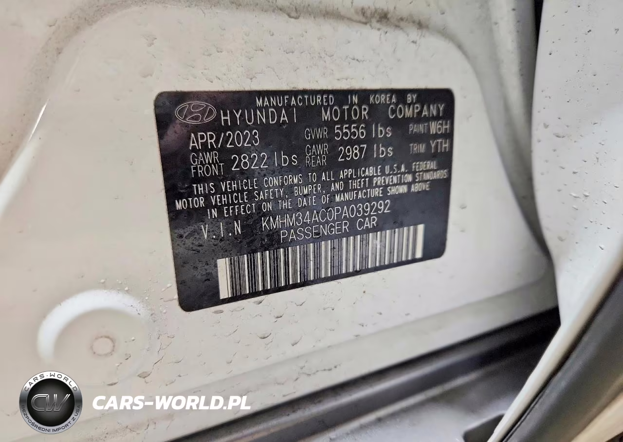 2023 Hyundai Ioniq 6 Sel VIN:KMHM34AC0PA039292 - 12