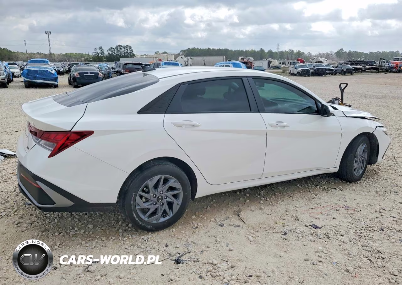 2025 Hyundai Elantra Hybrid Blue VIN:KMHLM4DJXSU177724 - 3