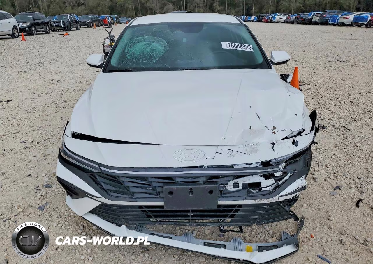 2025 Hyundai Elantra Hybrid Blue VIN:KMHLM4DJXSU177724 - 5
