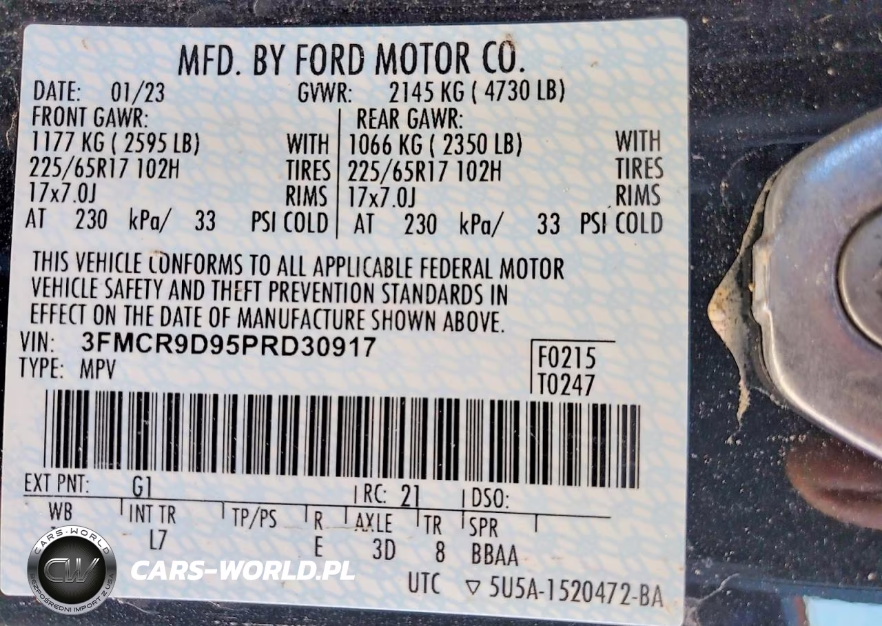 2023 Ford Bronco VIN:3FMCR9D95PRD30917 - 13