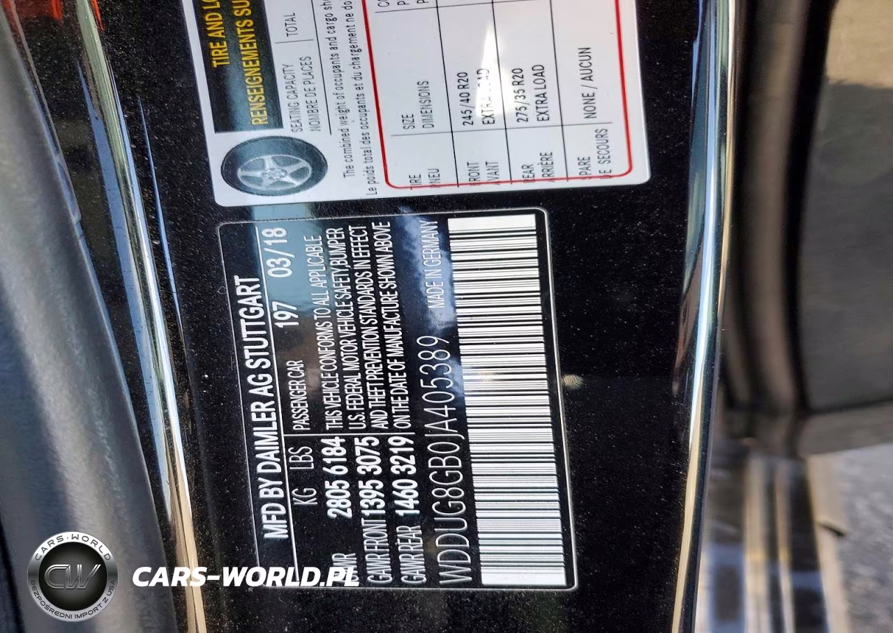 2018 Mercedes-Benz S 560 4Matic VIN:WDDUG8GB0JA405389 - 12