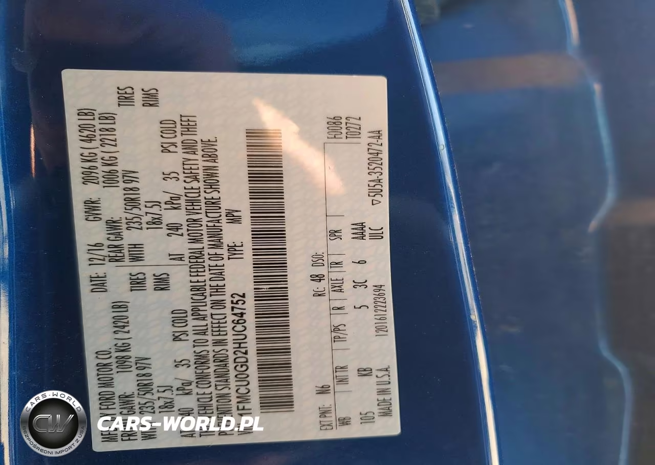 2017 Ford Escape Se VIN:1FMCU0GD2HUC64752 - 13