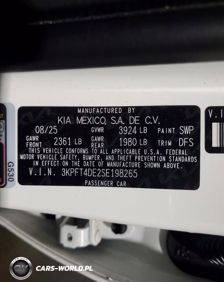 2025 Kia K4 Lx VIN:3KPFT4DE2SE198265 - 12