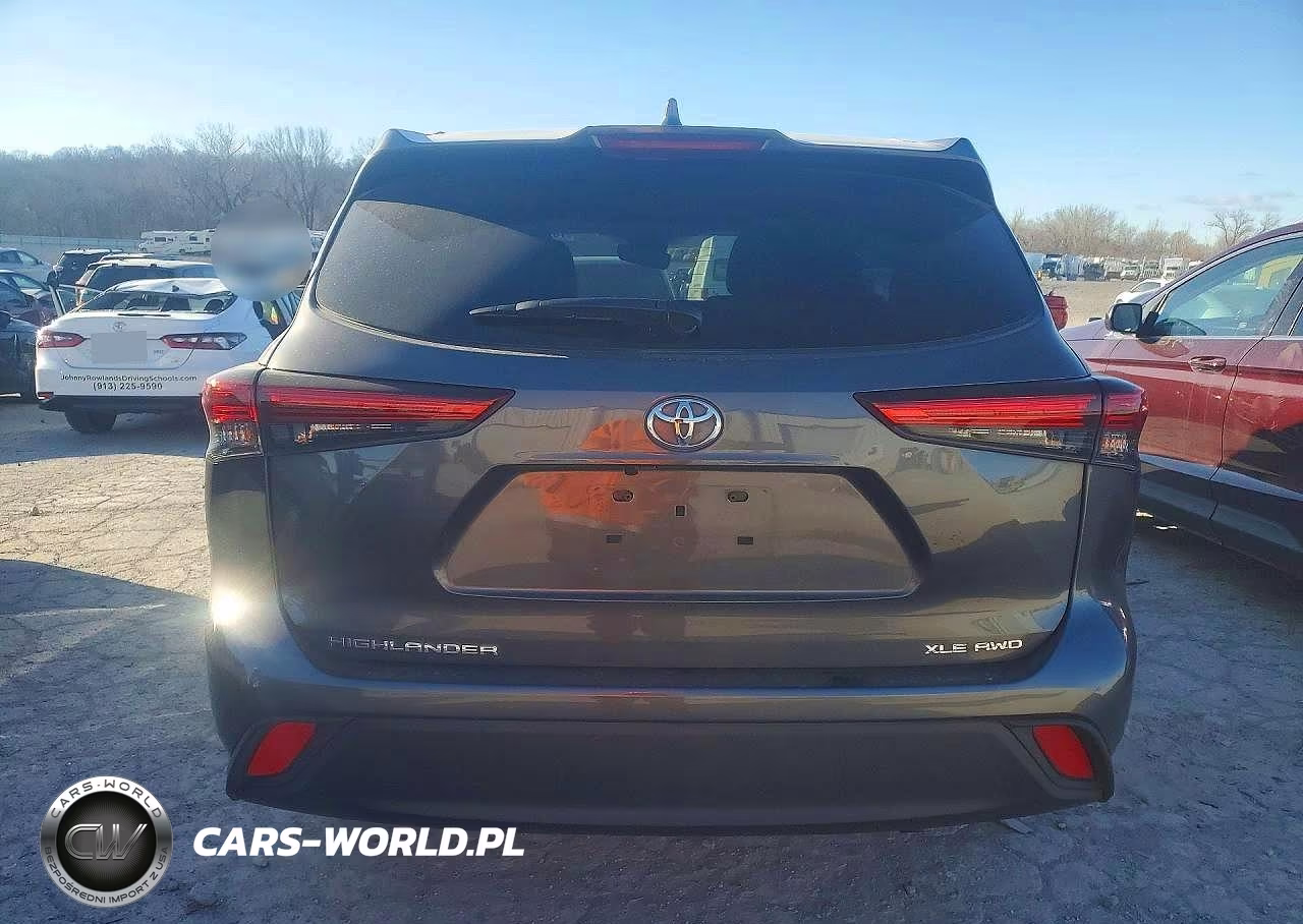 2022 Toyota Highlander Xle VIN:5TDGZRBH9NS591185 - 6