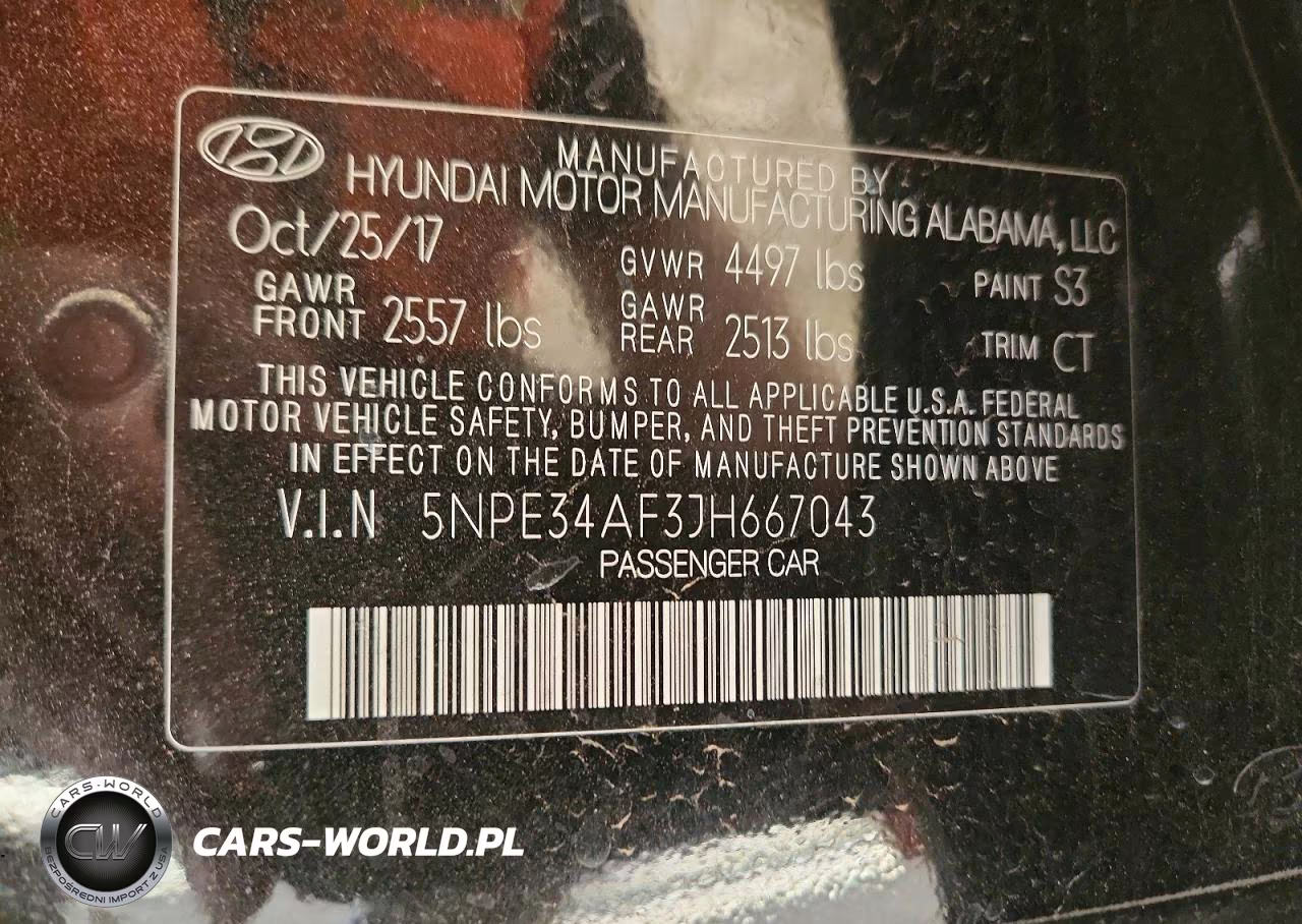 2018 Hyundai Sonata Sel VIN:5NPE34AF3JH667043 - 12